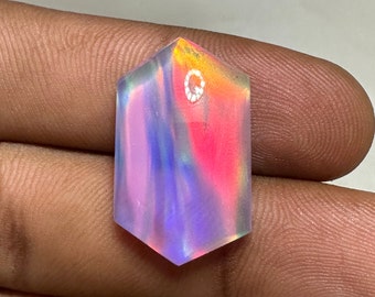 Gorgeous Aurora Opal Gemstone Opal Cabochon Opal Fire Ethiopian Opal Cabs Aurora Opal Doublet Loose Stone Opal Doublet Use For All Jewelry