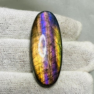 Natural Multi Purple Flashy Fire Labradorite Gemstone Loose Gemstone Making For Wire Wrapped Jewelry Multi Purple Labradorite Cabochon