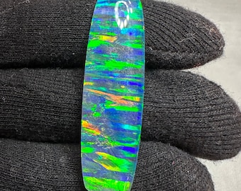 Excellent Welo Fire Aurora Opal Gemstone Opal Cabochon Loose Gemstone Ethiopian Opal Cabochon Aurora Opal Doublet Opal Necklace Opal Jewelry