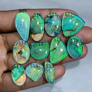 AAA++ Monarch Opal Cabochon Australian Opal Cabochon Loose Gemstone Mix Shape Monarch Opal Doublet Monarch Opal Necklace Making For Jewelry