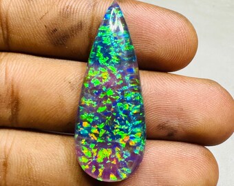 Calibrated Welo Fire Opal Gilson Aurora Opal Cabochon Loose Gemstone Ethiopian Opal Gemstone Opal Necklace Aurora Opal Doublet Opal Jewelry