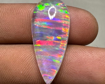 Super Welo Fire Opal Gilson Aurora Opal Cabochon Loose Gemstone Opal Doublet Opal Ring Aurora Opal Jewelry Ethiopian Opal Cabochon Opal Fire