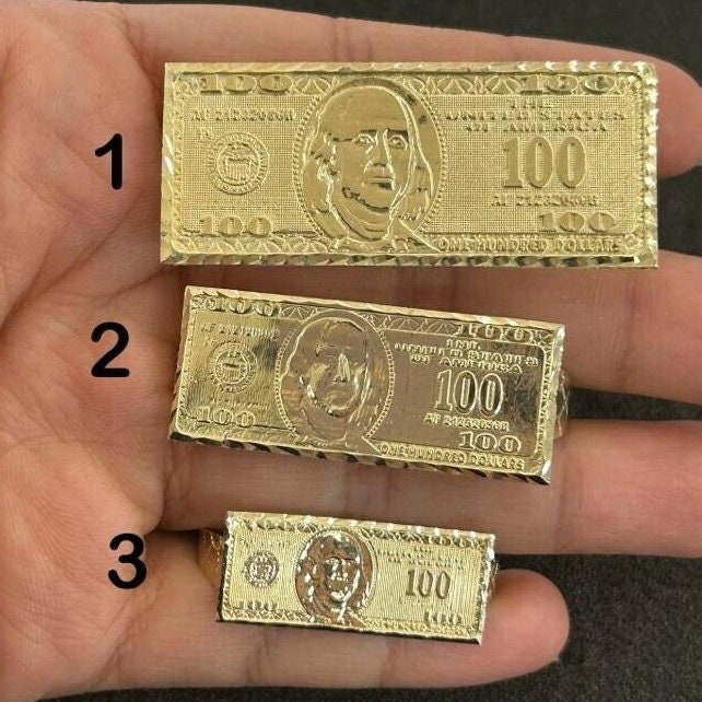 Silvery Golden Dollar Banknote Paper Money Teenager Stuff - Temu