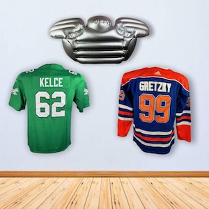 NEW! Inflatable Jersey Display Wall Mount Football and Hockey- Free Shipping