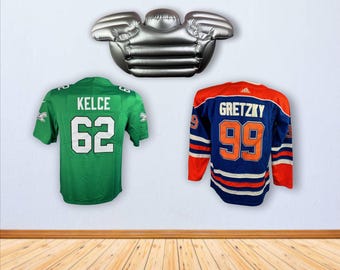 NEW! Inflatable Jersey Display Wall Mount Football and Hockey- Free Shipping