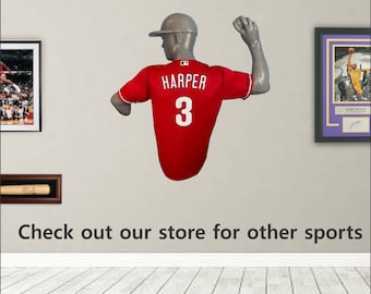 Jersey Display Wall Mount Baseball