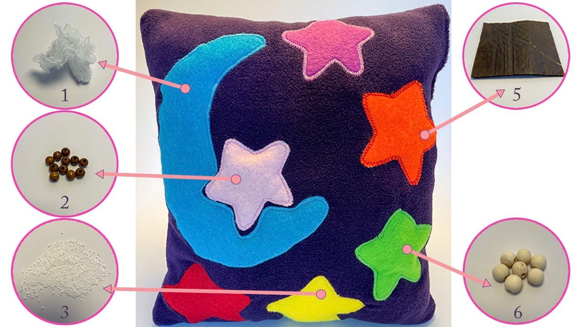 Montessori Pillow Sensory Pillow Baby Sensory Toy for 02 Etsy