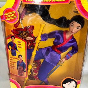 1998 Disney Mulan Barbie Doll