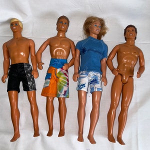4 ASSORTED KEN DISNEY Dolls Barbie Mattel