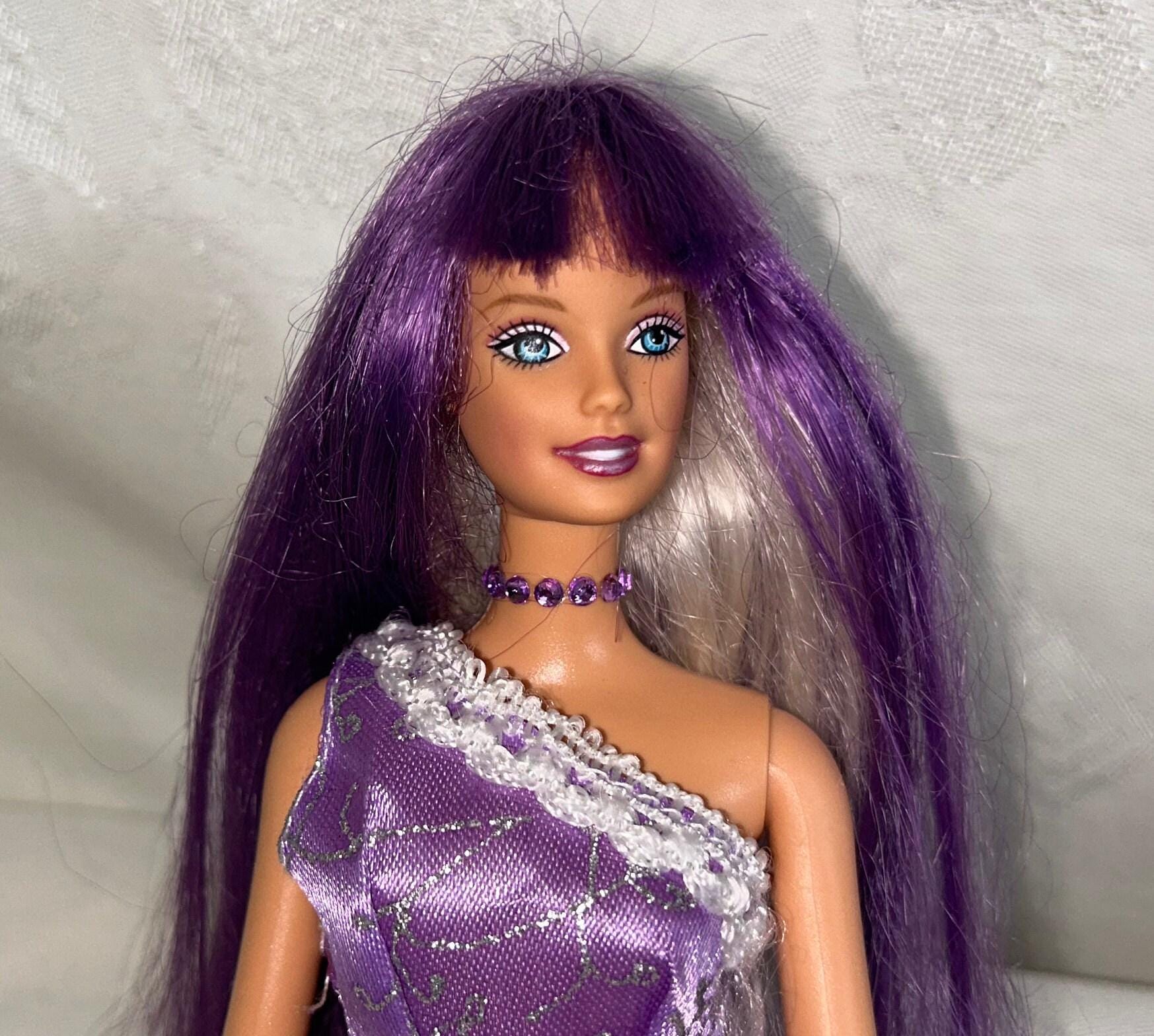 JAM N GLAM BARBIE Doll Purple Hair Ever Flex Waist - Etsy