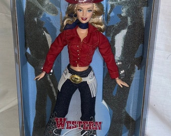WESTERN CHIC BARBIE Doll 55487 Collector Edition - Etsy