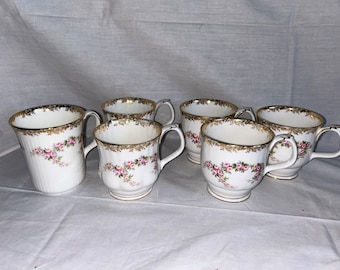 Royal Albert Dimity Rose Tea Set - Etsy UK