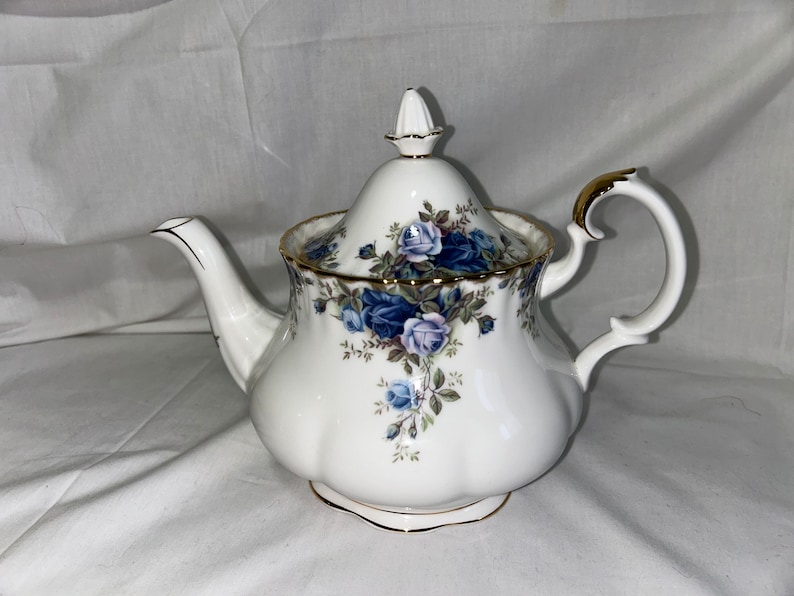 ROYAL ALBERT MOONLIGHT Rose Teapot, Sugar Bowl, Plates, Mugs and Cups & Saucers Sold Separately image 6