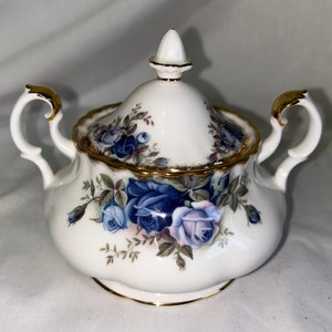 ROYAL ALBERT MOONLIGHT Rose Teapot, Sugar Bowl, Plates, Mugs and Cups & Saucers Sold Separately image 7