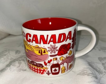 STARBUCKS CANADA MUG Been There Series Across The Globe Collection