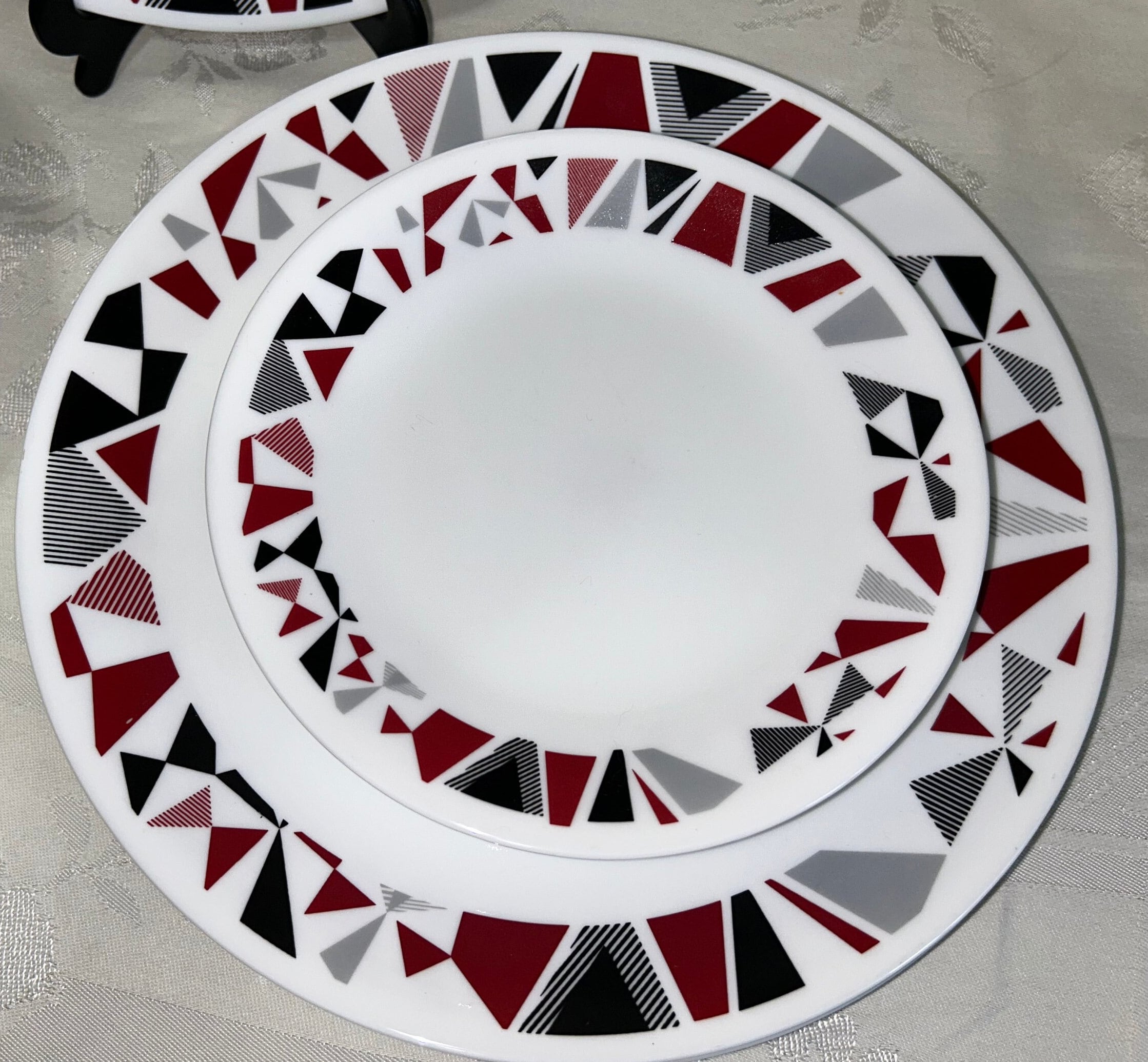 Corelle mosaic clearance red