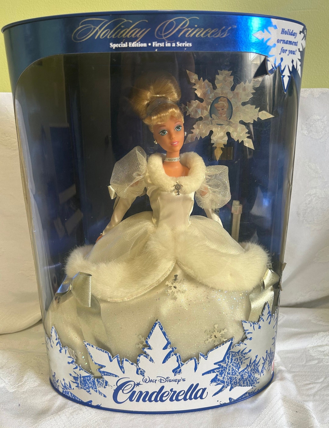 WALT DISNEY CINDERELLA Holiday Princess Barbie Doll Special Edition First in Series Mattel Etsy