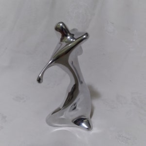 HOSELTON ALUMINUM SCULPTURE Golfer Figure - Etsy Canada