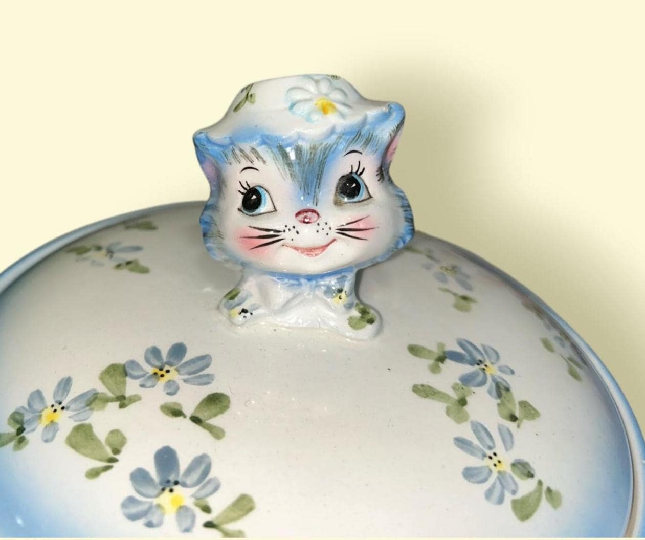 アンティーク雑貨 LEFTON Miss Priss candy dish Rare LEFTON MISS PRISS Covered Candy Dish - Etsy