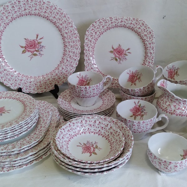 Johnson Brothers Rose Bouquet Etsy