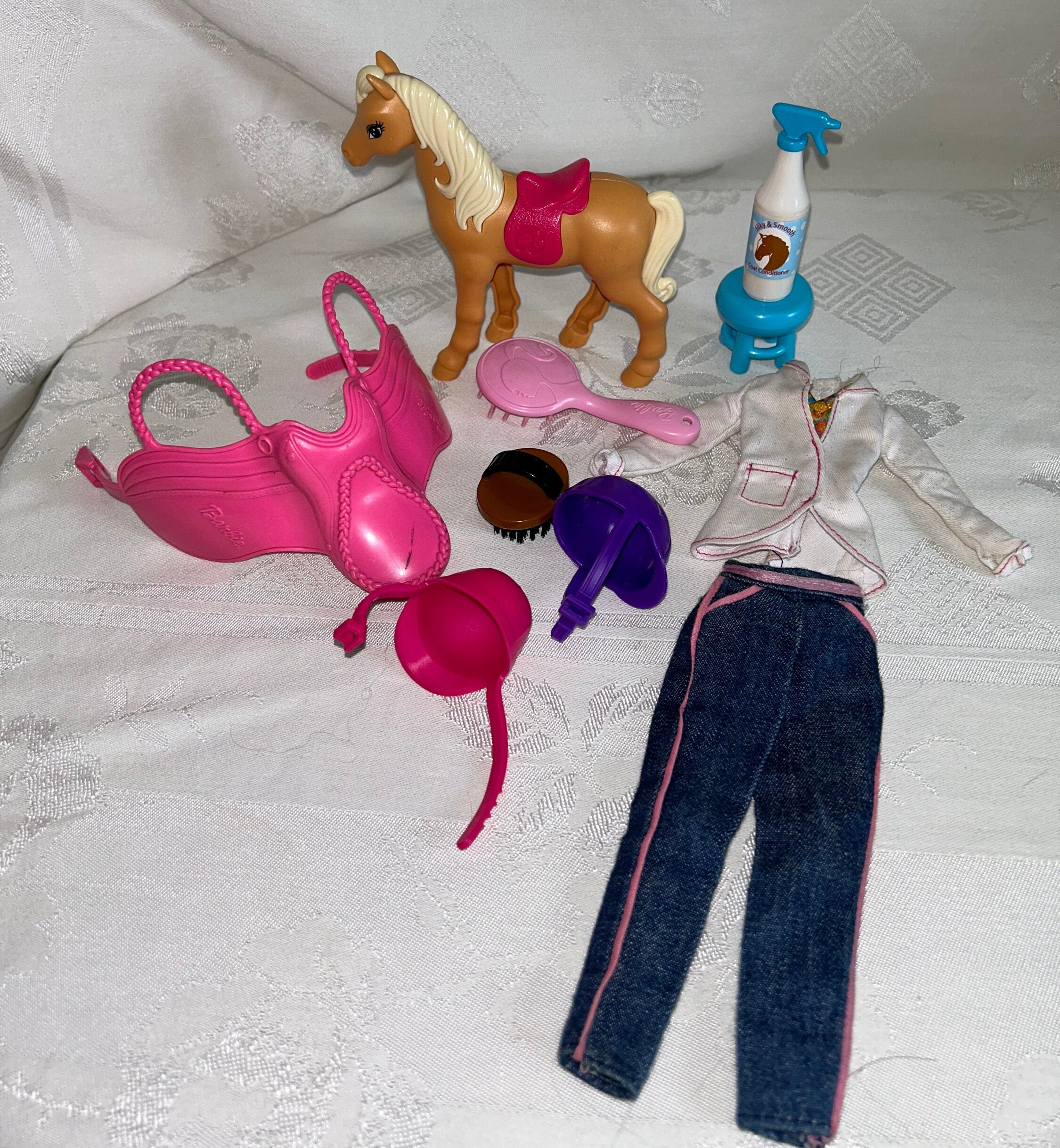 BARBIE DOLL EQUESTRIAN Outfit, Saddle Plus - Etsy