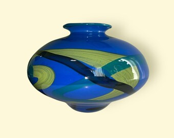 Loan Nemtoi Romanian Art Glass Small Vase - Etsy
