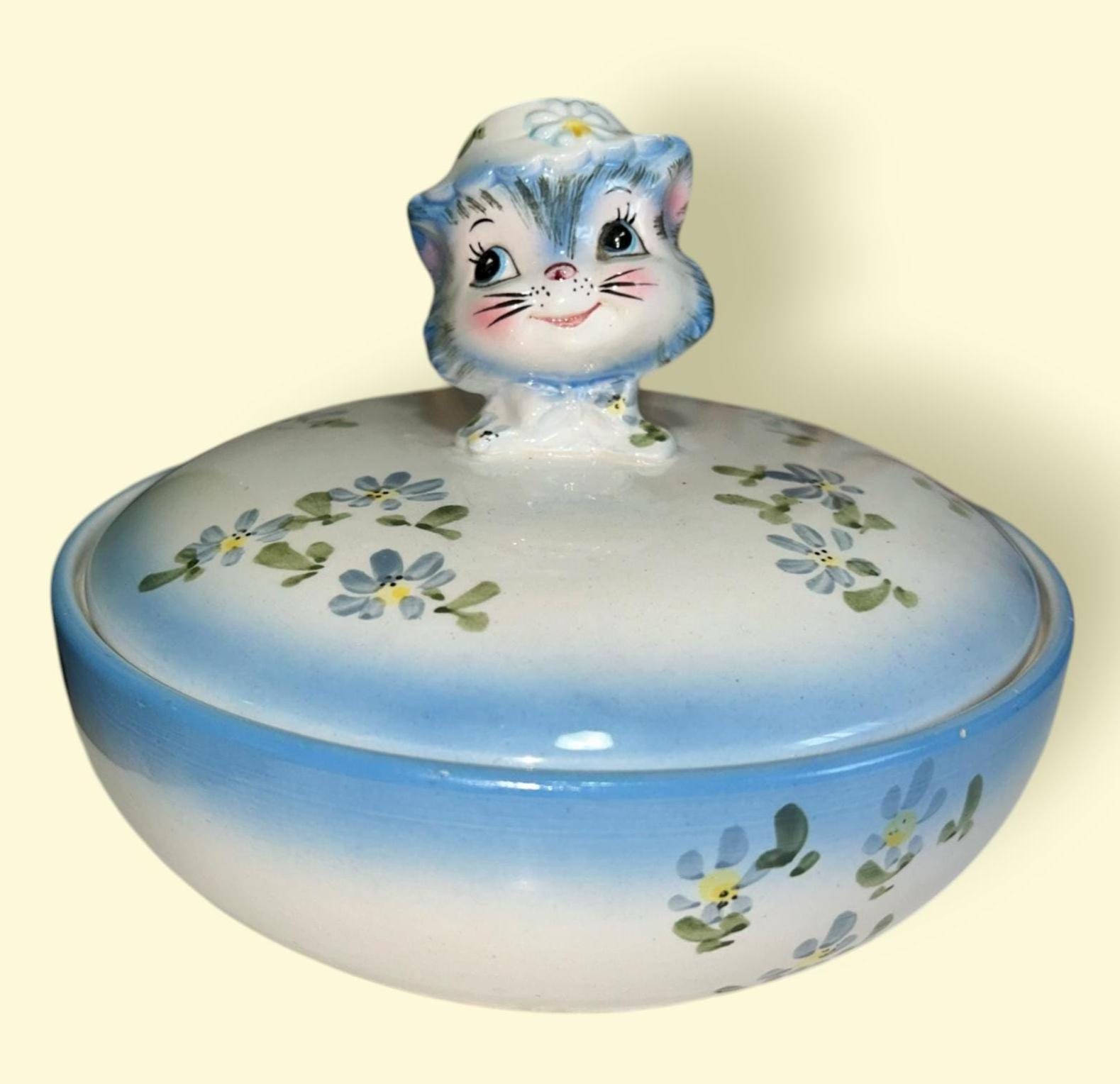 アンティーク雑貨 LEFTON Miss Priss candy dish Rare LEFTON MISS PRISS Covered Candy Dish - Etsy