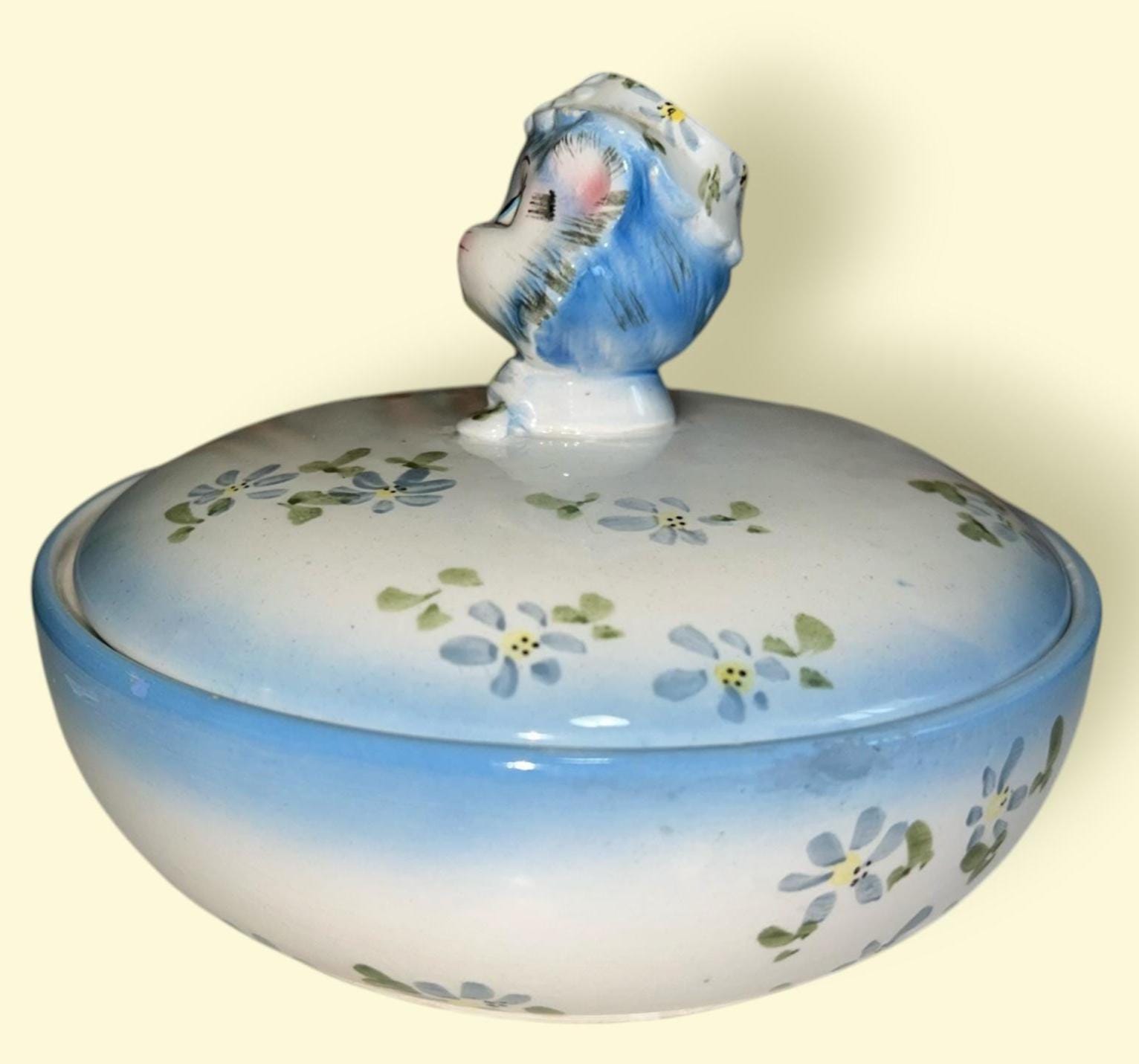 Rare LEFTON MISS PRISS Covered Candy Dish - Etsy