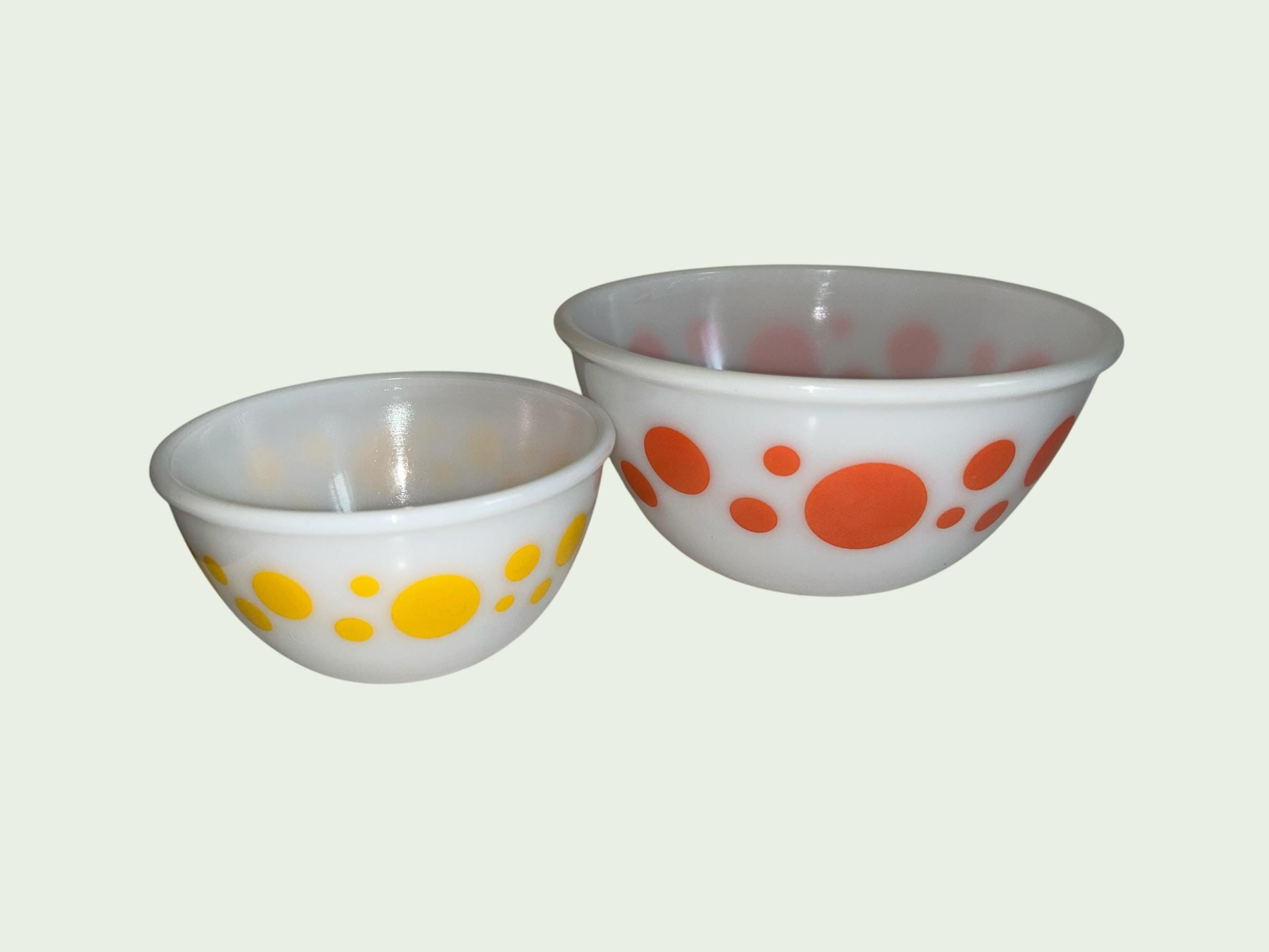 Polka Dot Bowls Hazel Atlas - Etsy