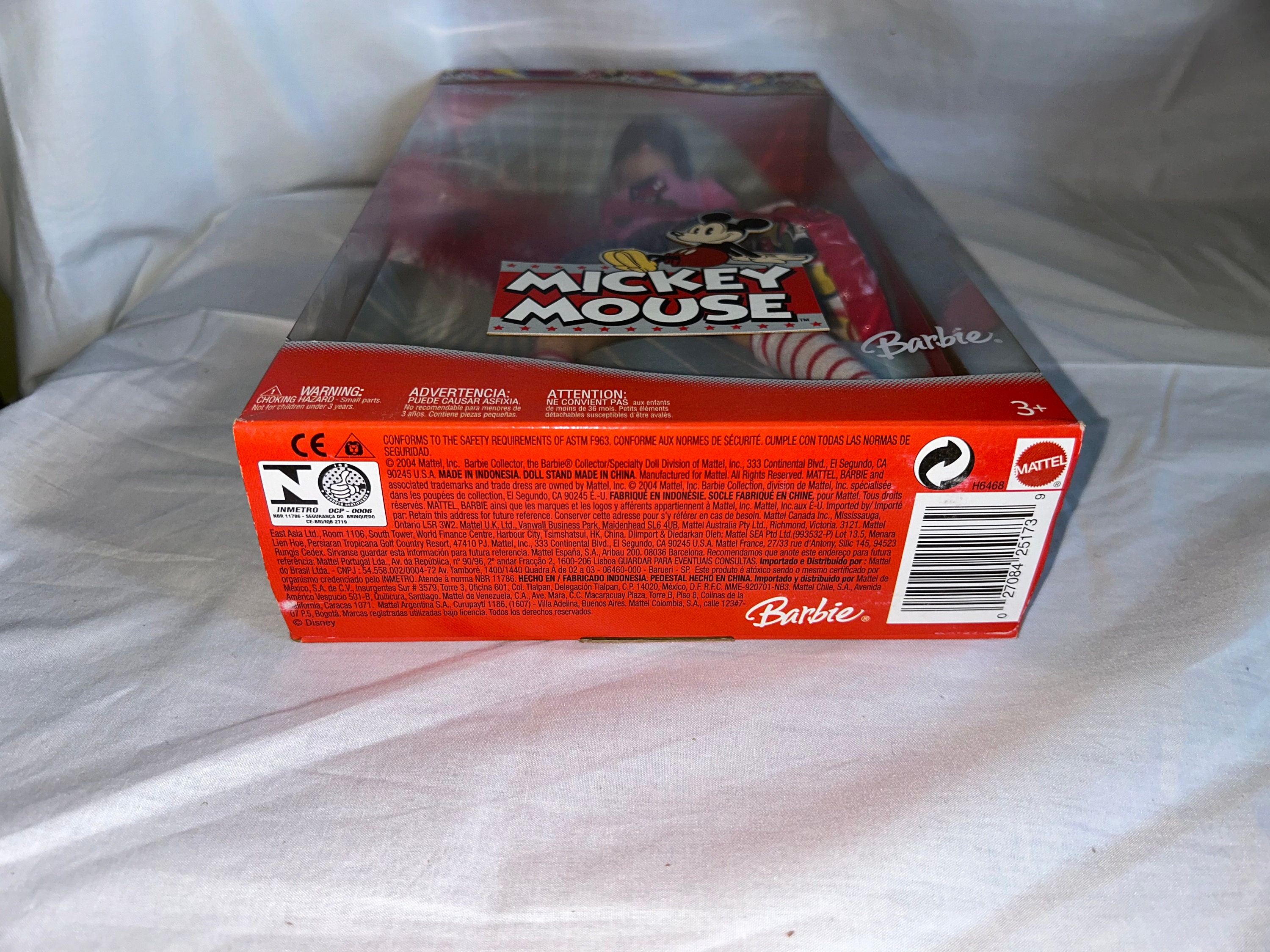 2004 Mickey Mouse Barbie Doll H6468 - Unopened | eBay