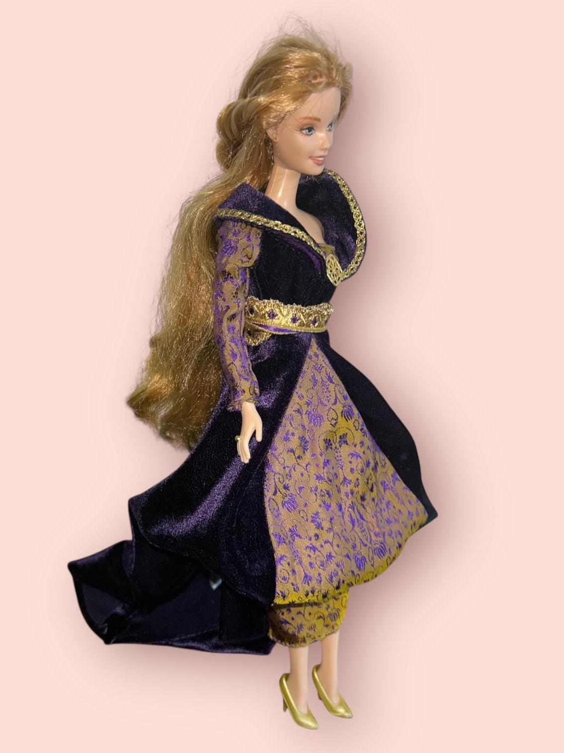 2000 BARBIE PRINCESS of the FRENCH Court Doll Mattel 28372 Honey