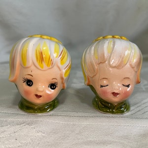LEFTON THUMBELLINA HONEYBUN Salt & Pepper Shakers As Found #1711