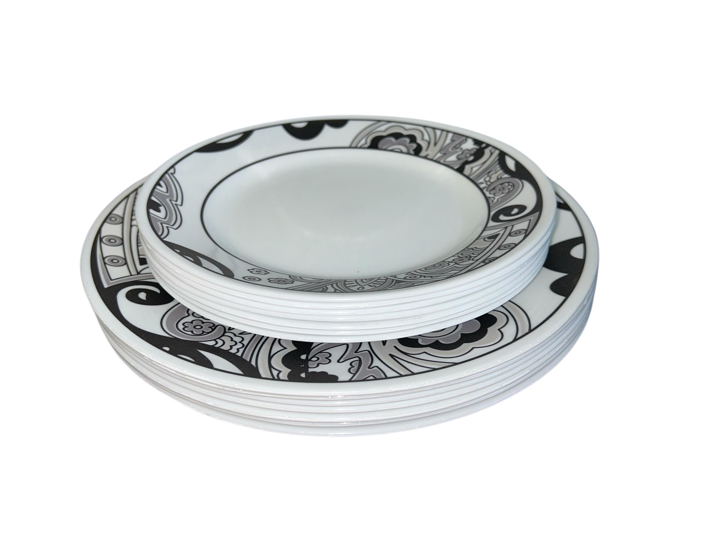 CORELLE NOUVEAU BLACK & White Dinnerware **sold Separately** - Etsy
