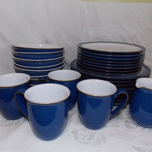 DENBY LANGLEY IMPERIAL Blue Dinnerware **Sold Separately**