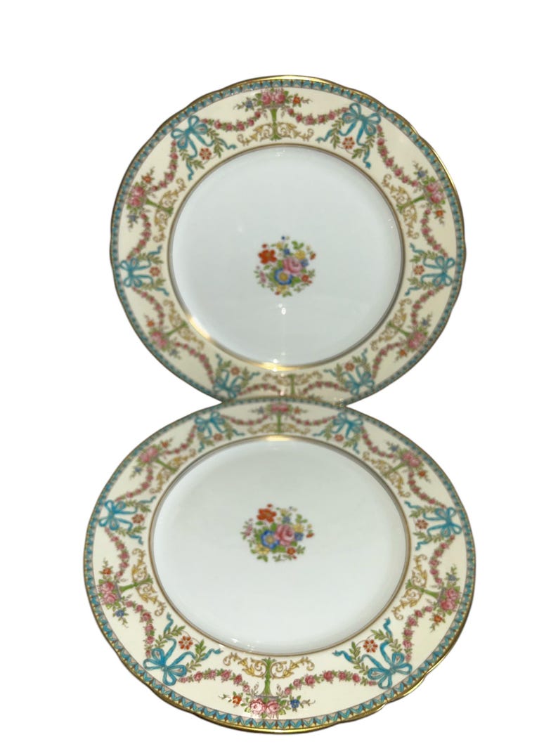Antique AYNSLEY ROSEDALE Ribbons & Bows Dinnerware and Serving Ware ...