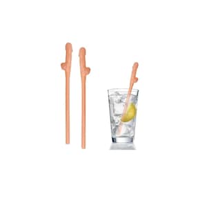 Willy Straws Hen Party Night Out Novelty Sucking Drinking Straws imagem 2