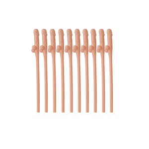 Willy Straws Hen Party Night Out Novelty Sucking Drinking Straws imagem 4