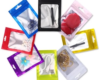Smell Proof Ziplock Bags: Resealable Party Favor Packaging (6x10cm)