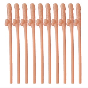 Willy Straws Hen Party Night Out Novelty Sucking Drinking Straws imagem 5