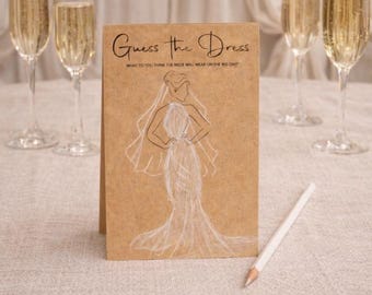 Guess The Dress Hen Party Game