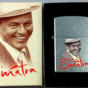 Rare Frank Sinatra In Fedora  Zippo Lighter