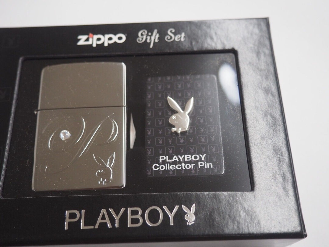 Retired Zippo Playboy Lighter With Crystal Detail Lighter and Etsy