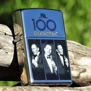 Rare Frank Sinatra 100th Anniversary Polished Chrome Zippo Lighter