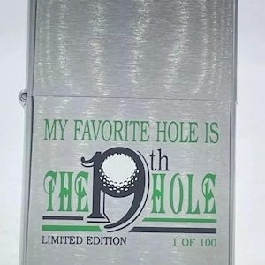 Rare 2006 Limited Edition Golf Lovers Zippo Lighter Only 100 Made