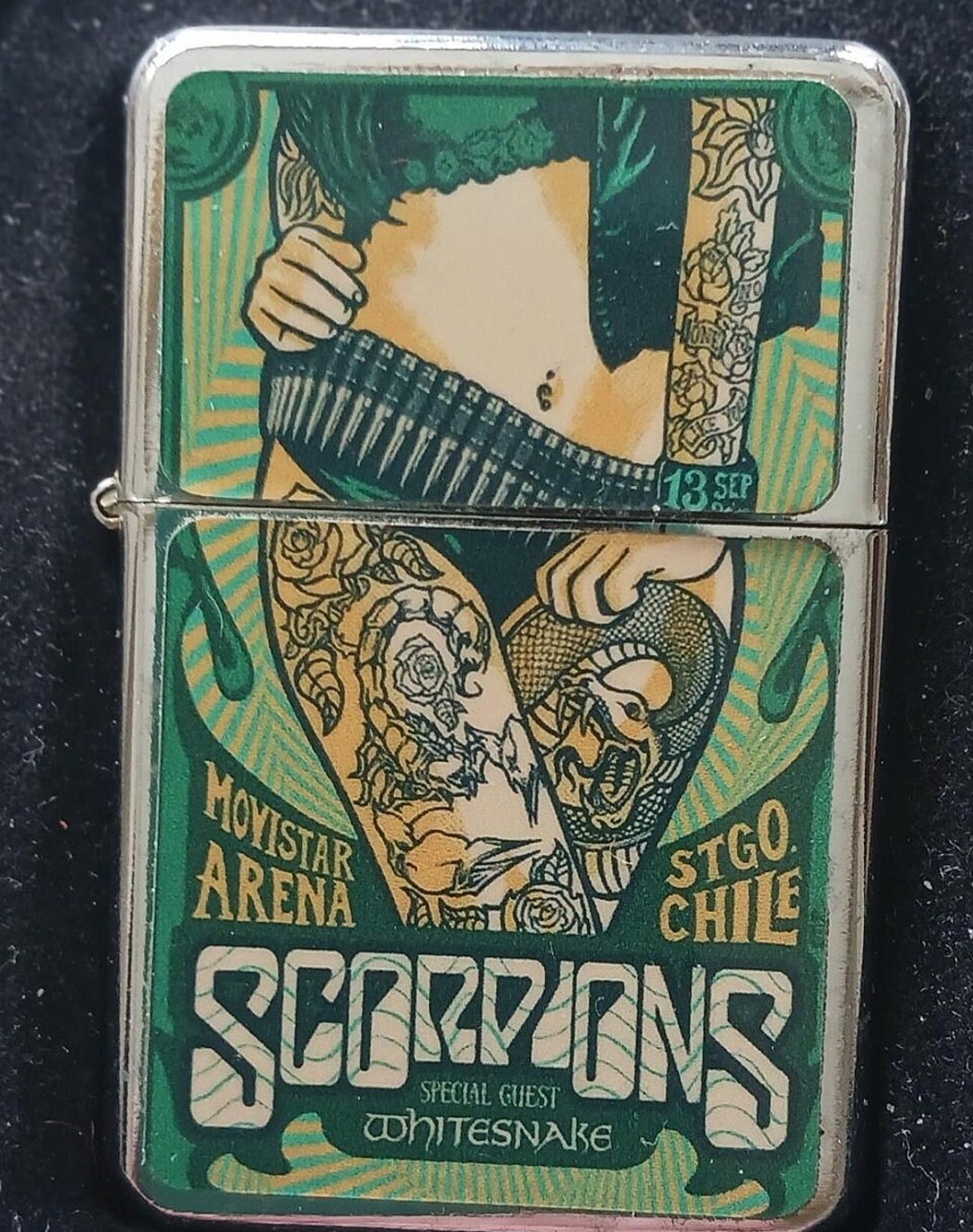 German Rocks Poster German Hard Rock Tribute Event Poster Case Lighter - Etsy