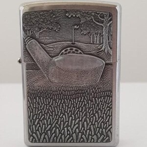 Rare 2006 Limited Edition Golf Hole In One Surprise Emblem  Zippo Lighter