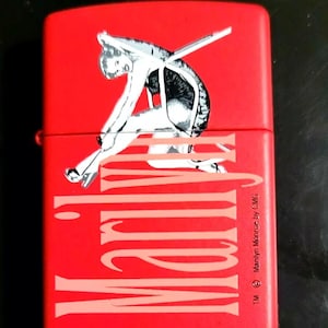 Retired Red Marilyn Monroe Zippo Lighter
