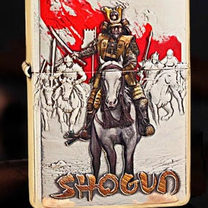 Amazing Japanese Shogun Warrior Zippo Lighter