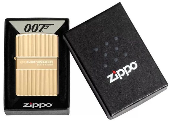 ジェームズ・ボンド 007 ゴールドフィンガー 60 周年記念 アーマー 