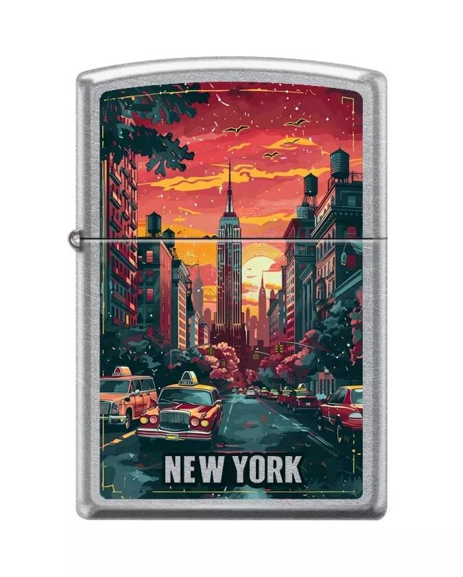 Awesome NYC S  Taxi City Scape Zippo Lighter
